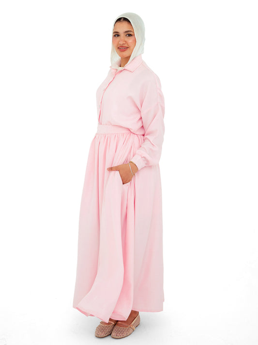Luna Pink Skirt Set