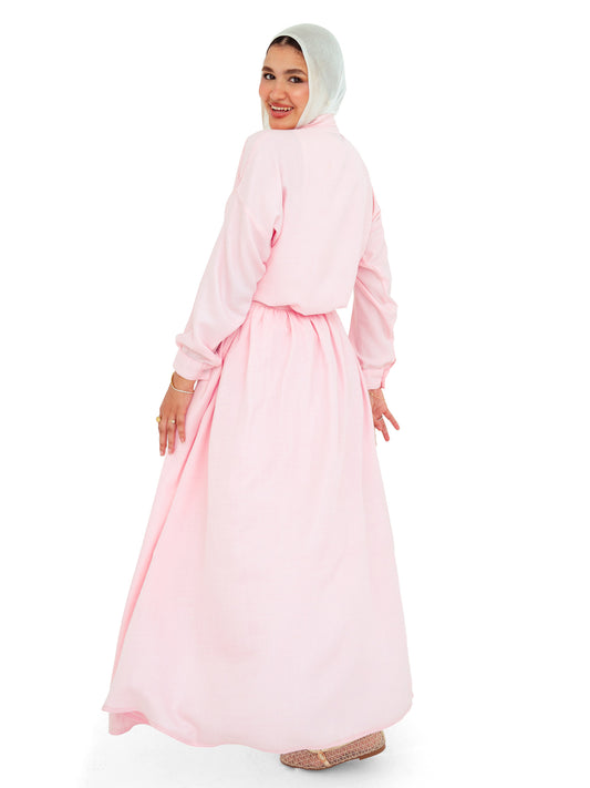 Luna Pink Skirt Set